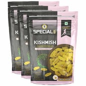 1 - Special Choice Kishmish (Green Raisins), 250 g Long (Pack of 3)