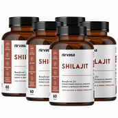 Nirvasa Shilajit (Pack of 5), 60 tablet(s)