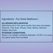 3 - SnackAmor Phool Makhana, Unflavoured (Pack of 3) 125 g
