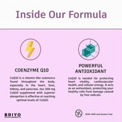 5 - Briyo Coenzyme Q10 200mg, 60 softgels