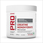 3 - GNC Pro Performance 100% Whey 2 lb & Creatine Monohydrate 0.22 lb Combo,  2 Piece(s)/Pack  Mawa Kulfi & Unflavoured 
