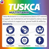 3 - Tuskca Multivitamin, 20 tablet(s) Blueberry
