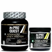1 - Proquest Advanced Whey Protein 2.2lb & Creatine Monohydrate 0.55lb Combo, 2 Piece(s)/Pack Milk Chocolate & Unflavoured