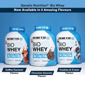 3 - Genetic Nutrition Bio Whey, 2.2 lb Coffee Caramel