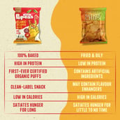 5 - Nourish Organics Popeas Organic Chickpea Puffs, Nyc Pizza (Pack of 4) 60 g
