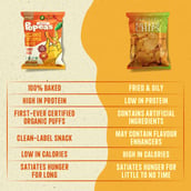 5 - Nourish Organics Popeas Organic Chickpea Puffs, Tangy Taco (Pack of 4) 60 g