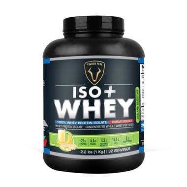 Vigour Fuel Iso Plus Whey Protein, 2.2 lb Banana Smoothie