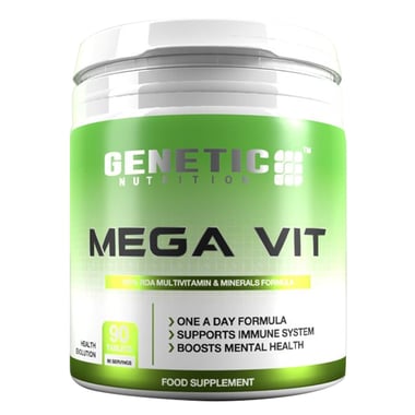 Genetic Nutrition Mega Vit, 90 tablet(s) Unflavoured