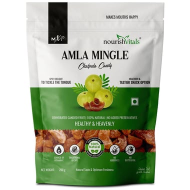 NourishVitals Amla Candy,  Mingle Chatpata  0.200 kg 