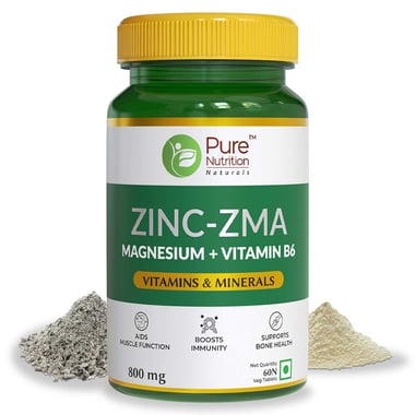 Pure Nutrition Zinc-ZMA, Unflavoured 60 tablet(s)