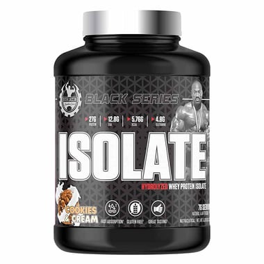 Dexter Jackson Black Series Isolate Hydrolized Whey Protein,  5 lb  Cookies & Cream 