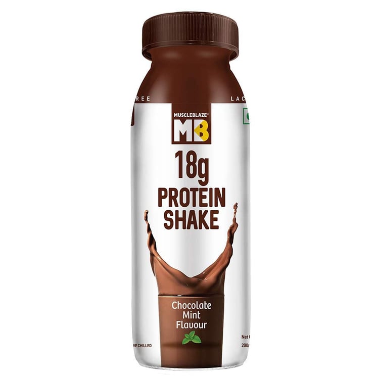 MuscleBlaze 18g Protein Shake, 200 ml Assorted (Sample)