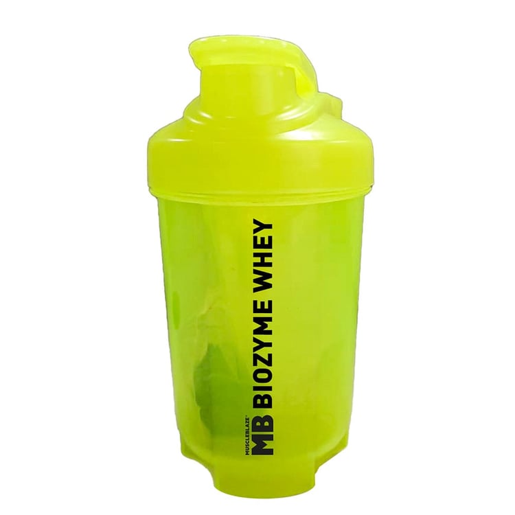 2 - MuscleBlaze Biozyme Whey Series Shaker,  Neon  400 ml 