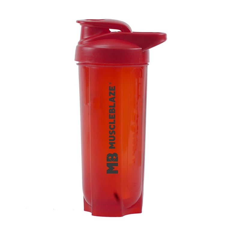 1 - MuscleBlaze Extreme Shaker,  Red  700 ml 