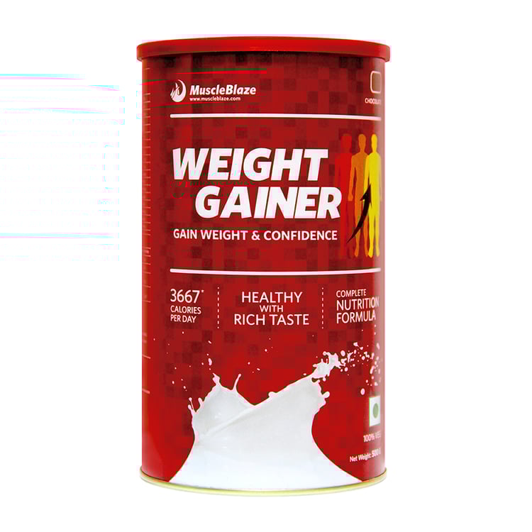 MuscleBlaze Weight Gainer, Chocolate 1.1 lb
